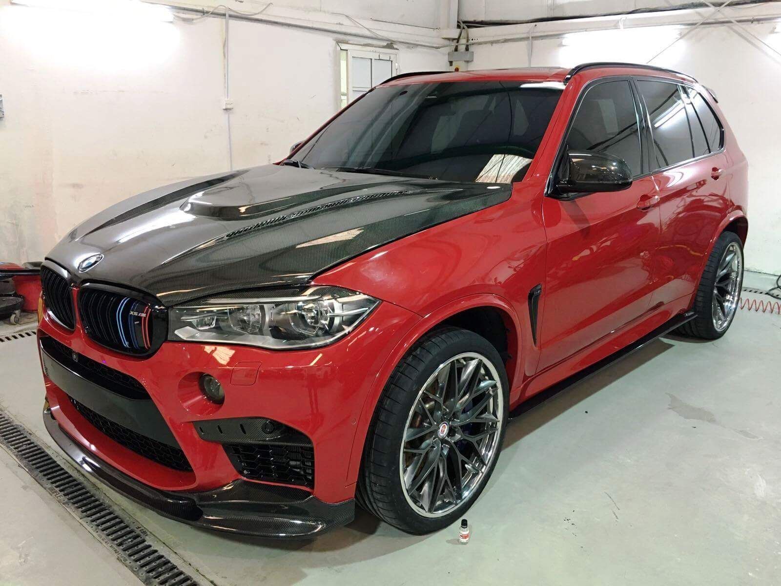 BMW матовый черный карбон